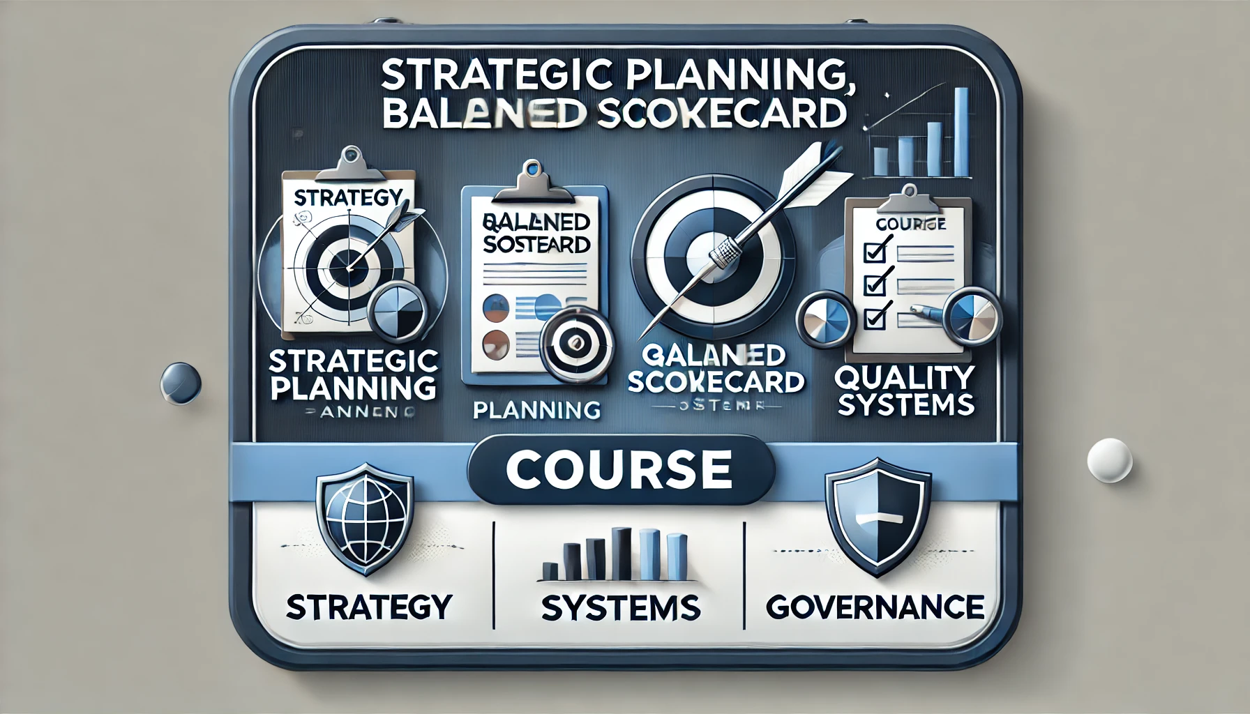 التخطيط الاستراتيجي وبطاقة الاداء المتوازن ونظم الجودة والحوكمة
